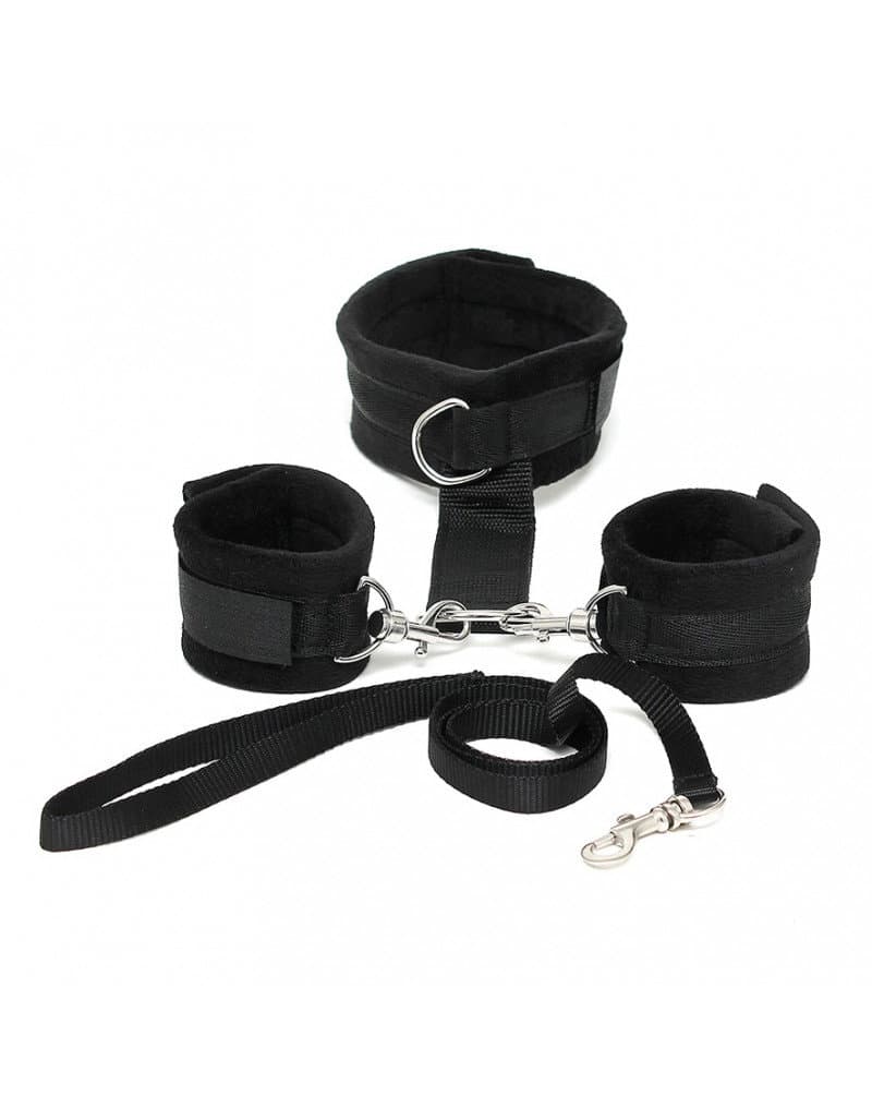 Rimba - Soft Bondage halsband met handboeien (art. 7030) 2