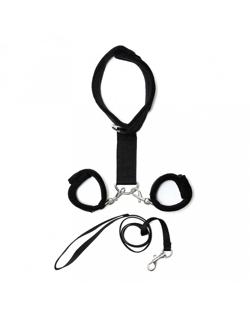 Rimba - Soft Bondage halsband met handboeien (art. 7030) 3