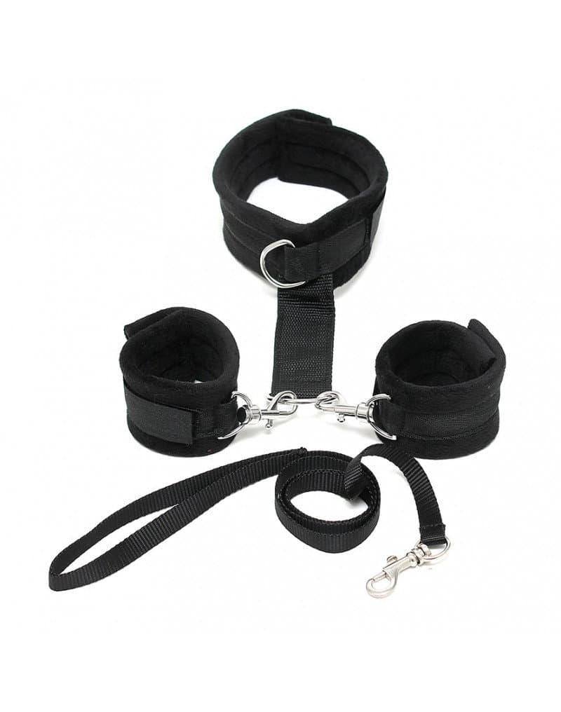 Rimba - Soft Bondage halsband met handboeien (art. 7030) 4