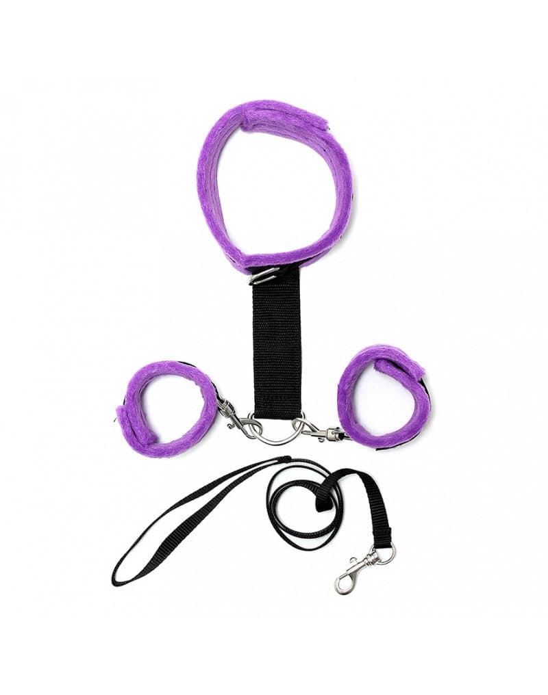 Rimba - Soft Bondage halsband met handboeien (art. 7031) 3