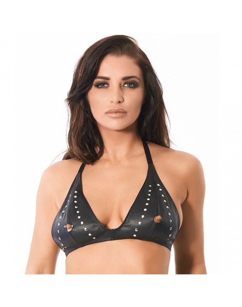 Rimba - Open BH met siernieten en clipsluiting 1