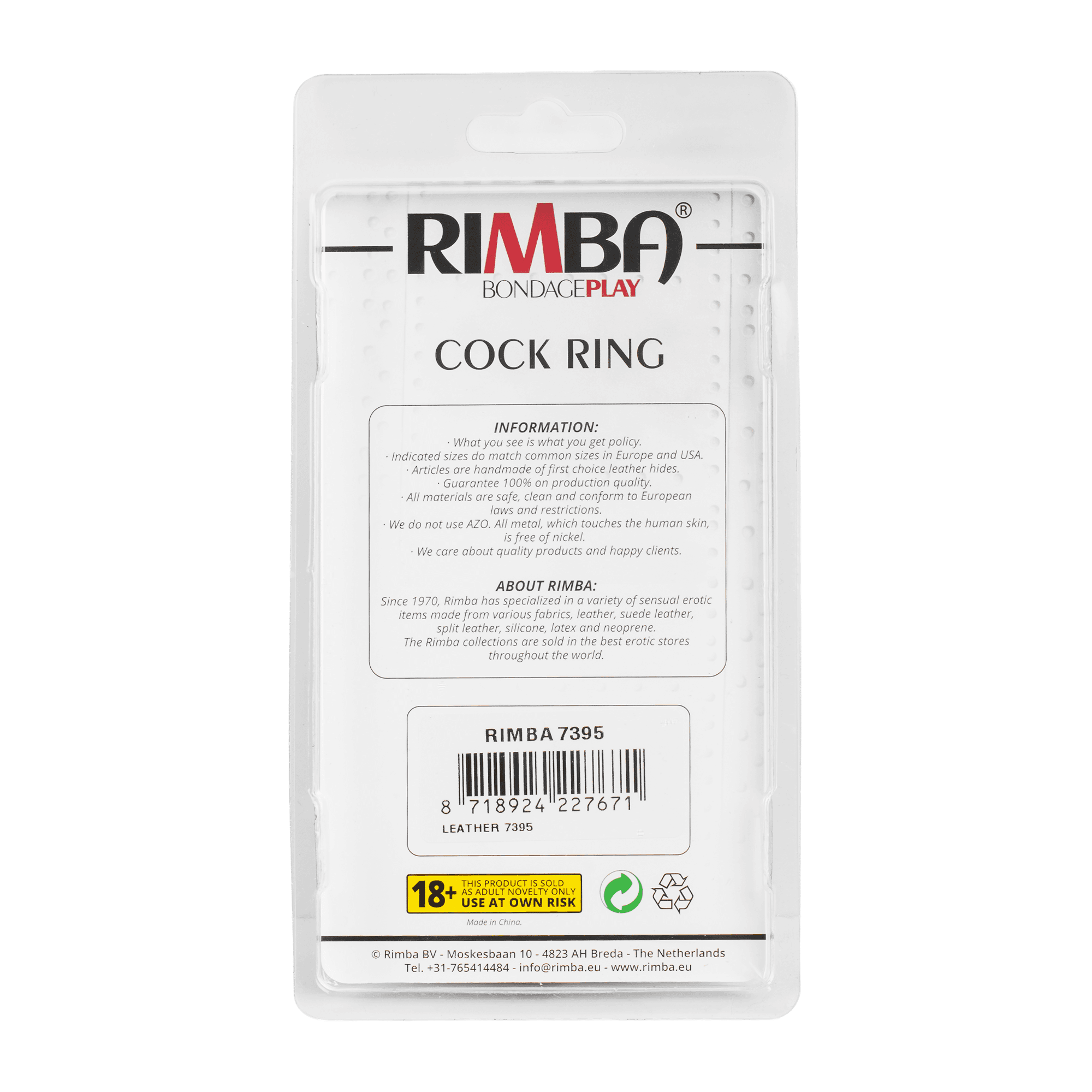 Rimba - Penis band met klittenband 6