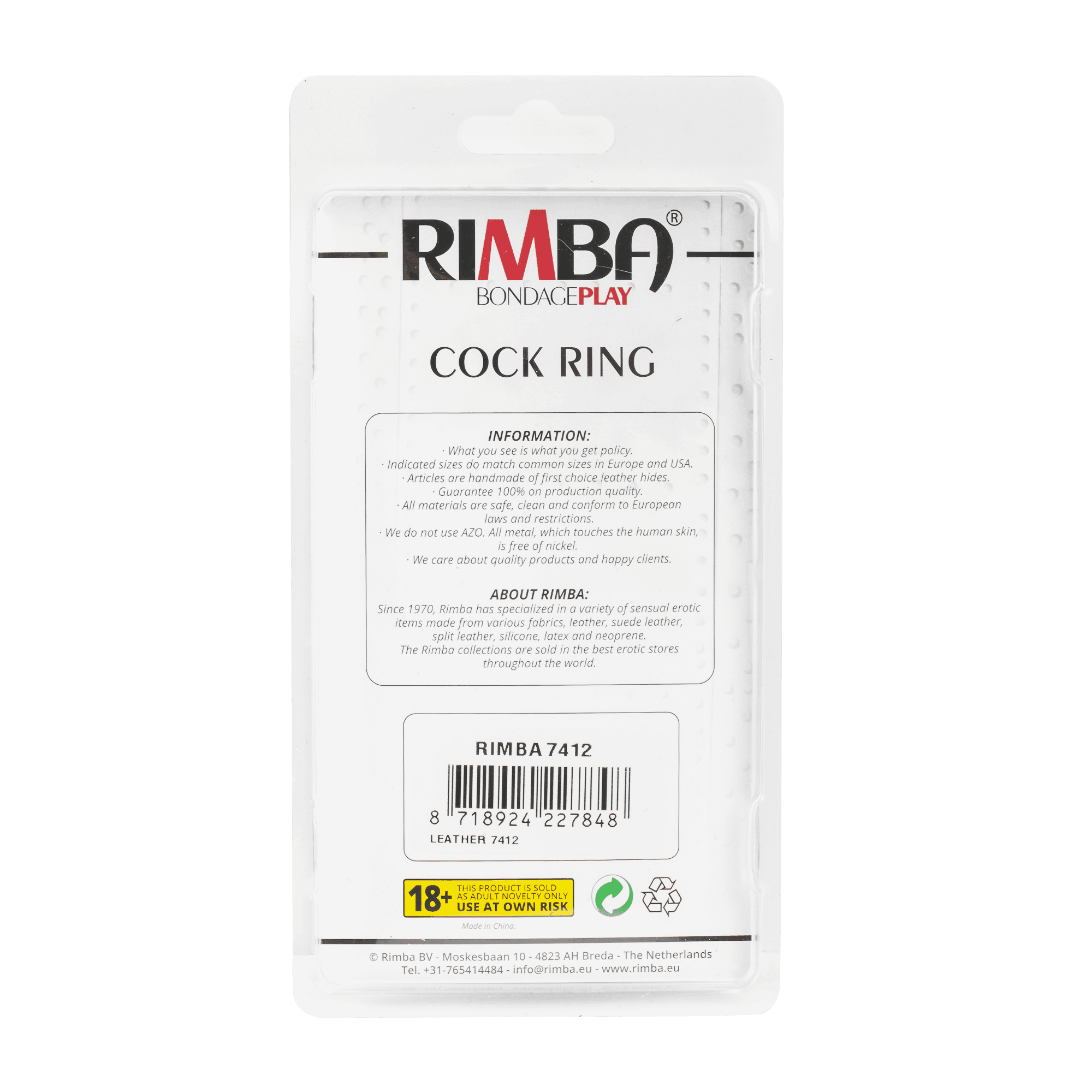 Rimba - Lederen penisband 4