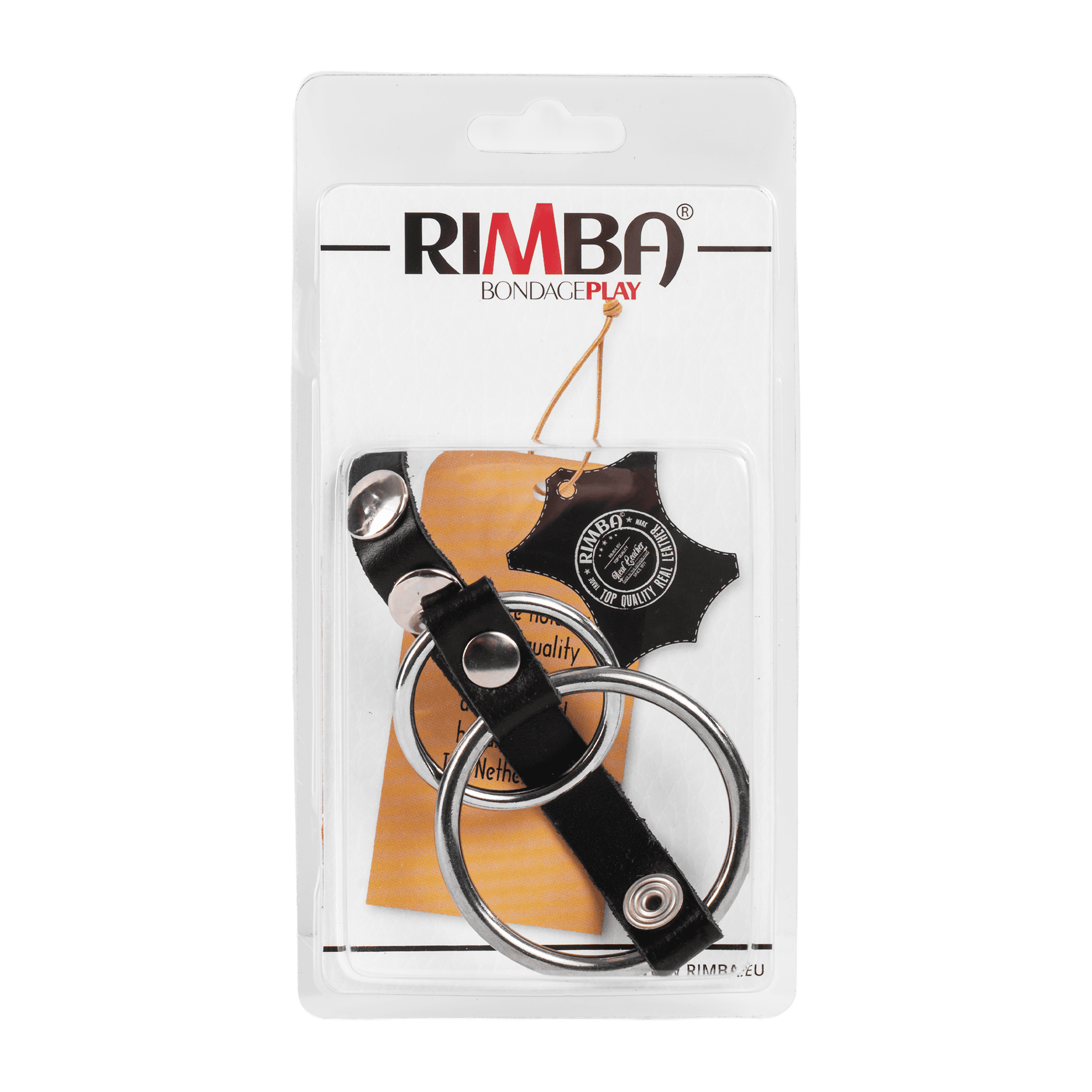 Rimba - Penisartikel met metalen ringen (Ø 35 + 50 mm) en balzaksplitser 6