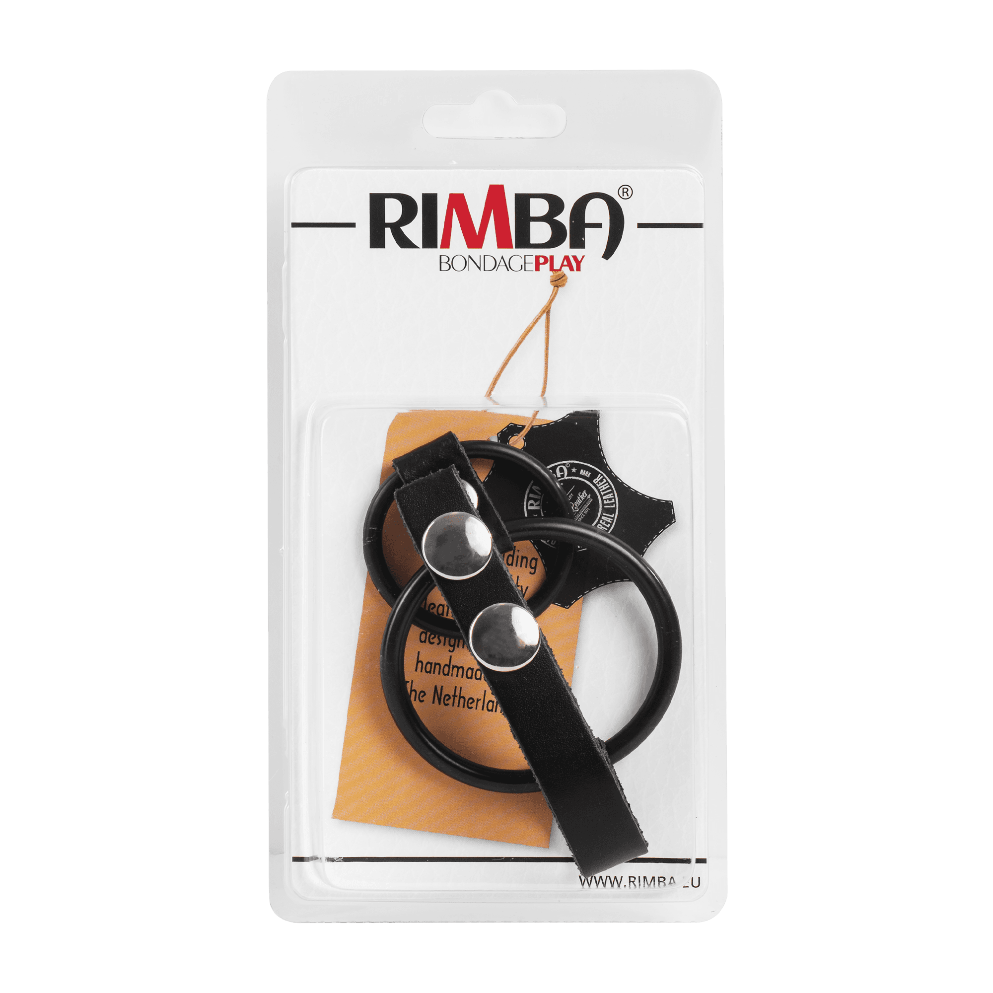 Rimba - Penisartikel met rubberen ringen (Ø 35 + 50 mm) en balzaksplitser 6