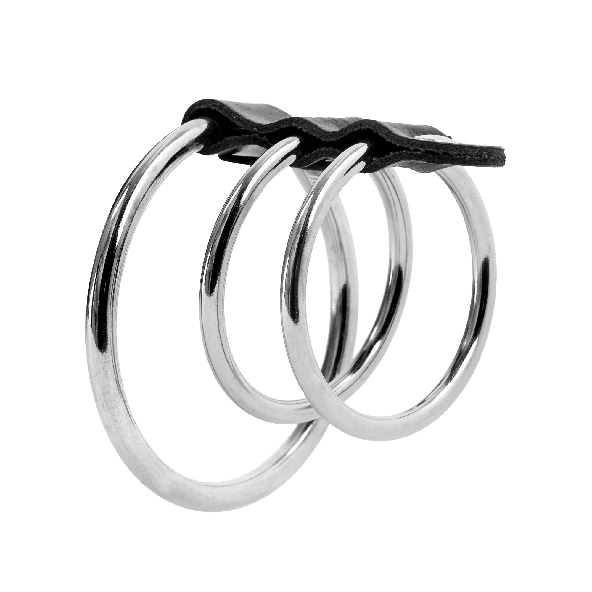 Rimba - Penisartikel met metalen ringen van 55 en 40 mm 2