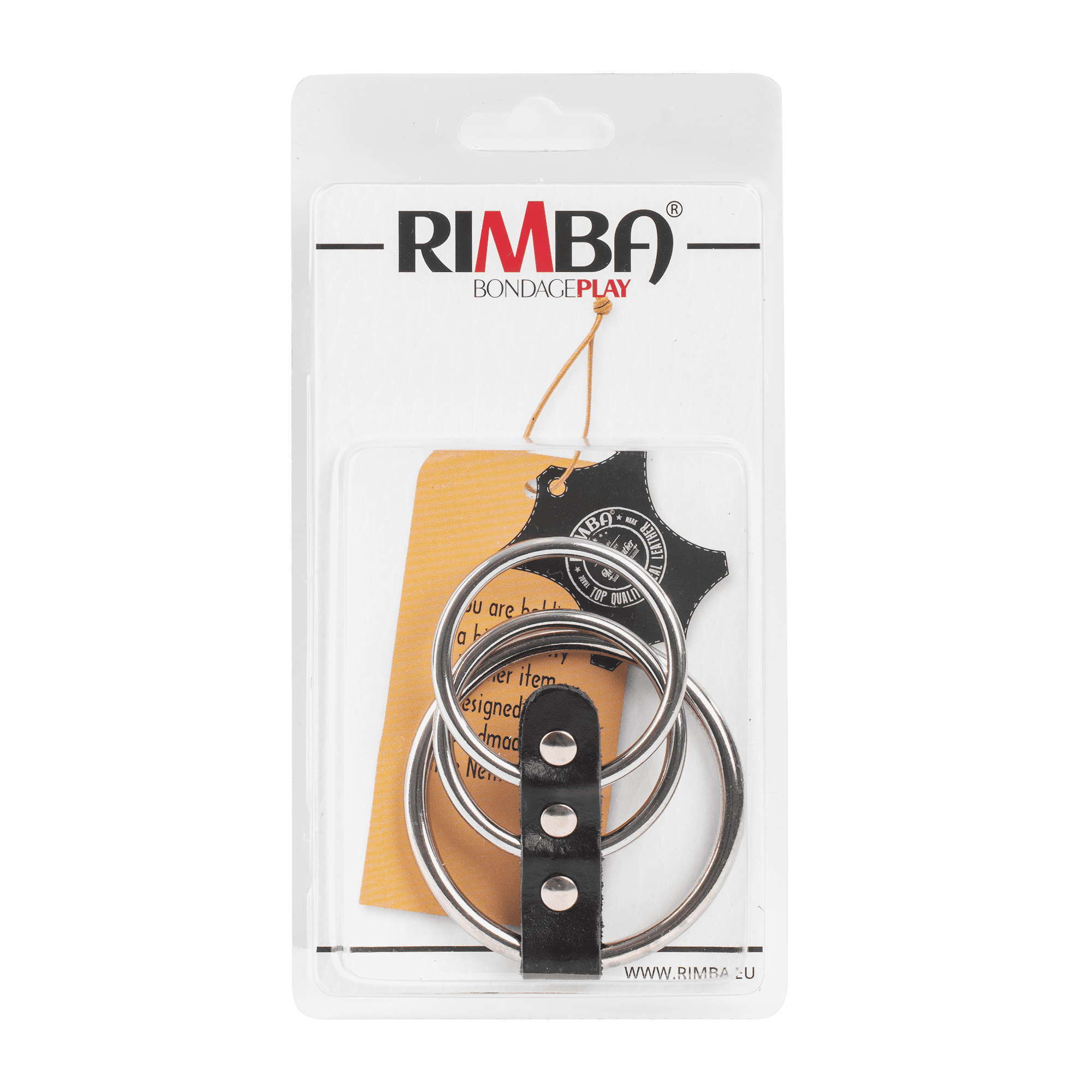 Rimba - Penisartikel met metalen ringen van 55 en 40 mm 6
