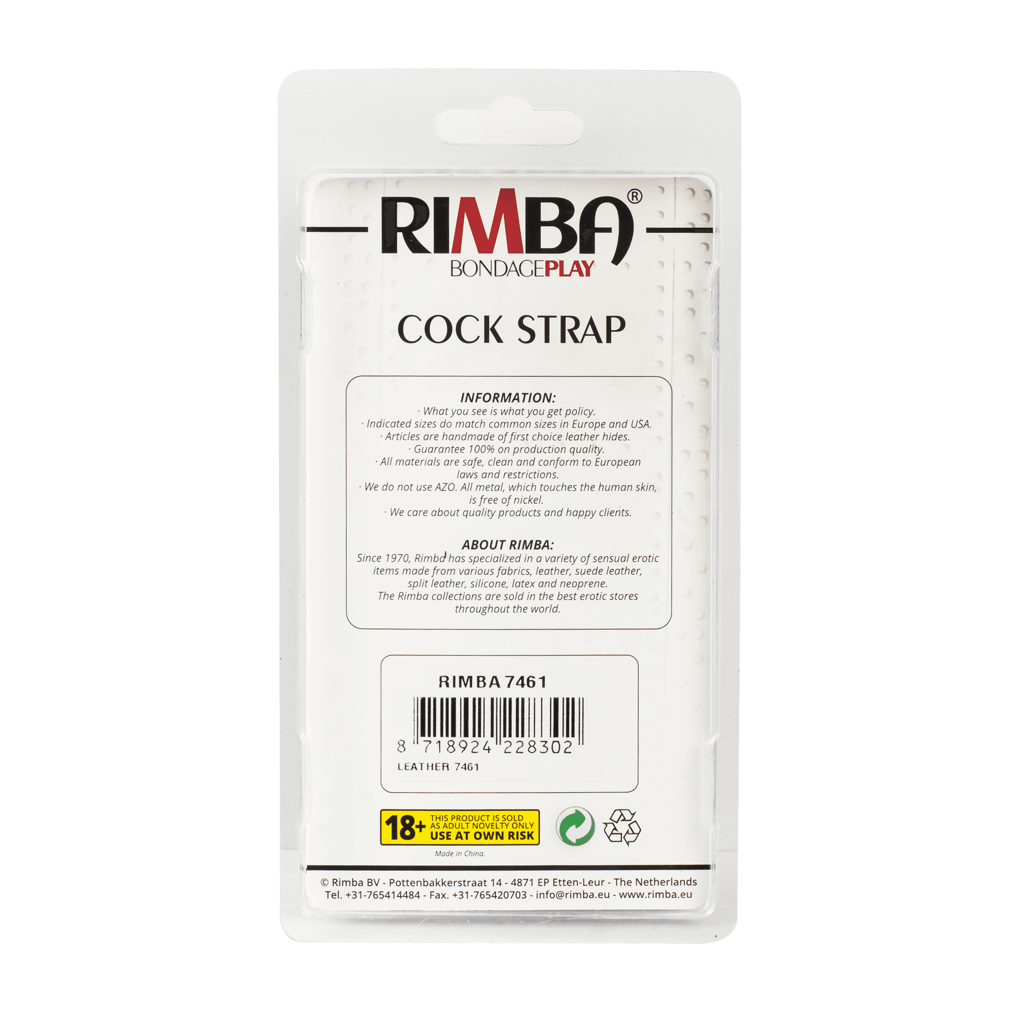 Rimba - Eikelkoker met drukknopen, zonder gewichten 6