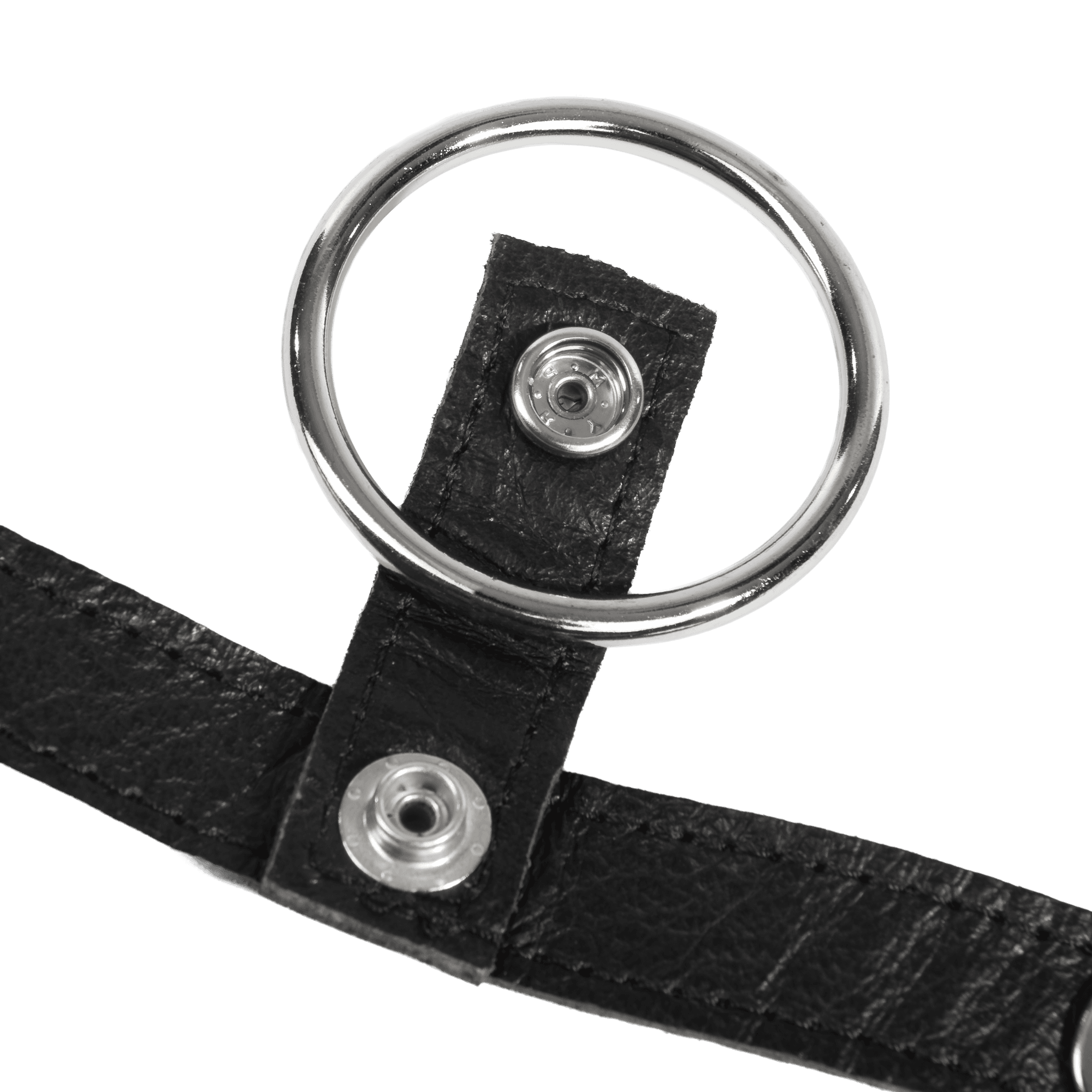 Rimba - cockring met verwisselbare ring van 40 mm en balzak riem 6