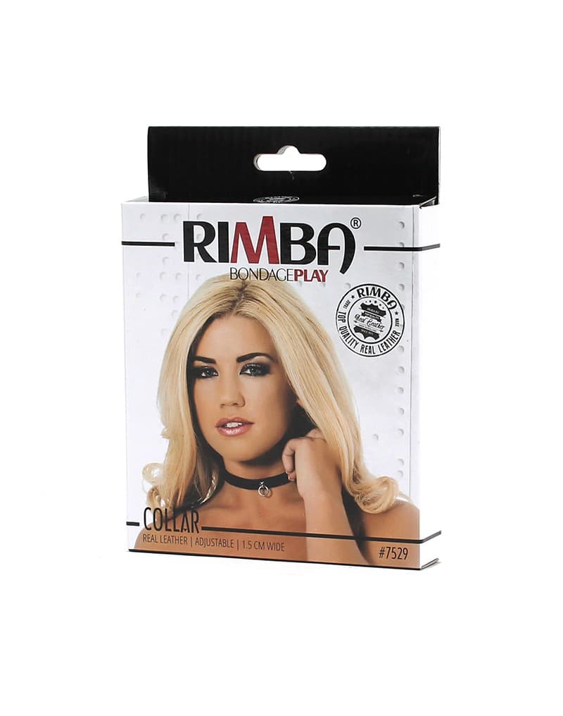 Rimba - Smalle halsband met ring (art. 7529) 2