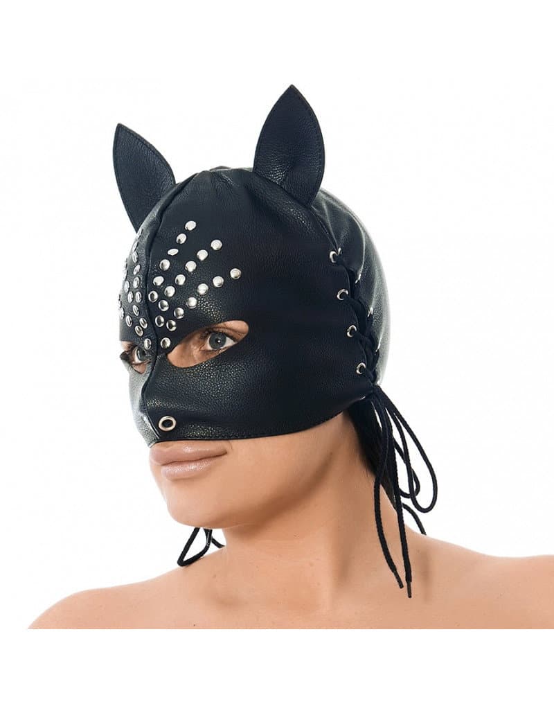 Rimba - Masker met oren, versierd met nieten 1