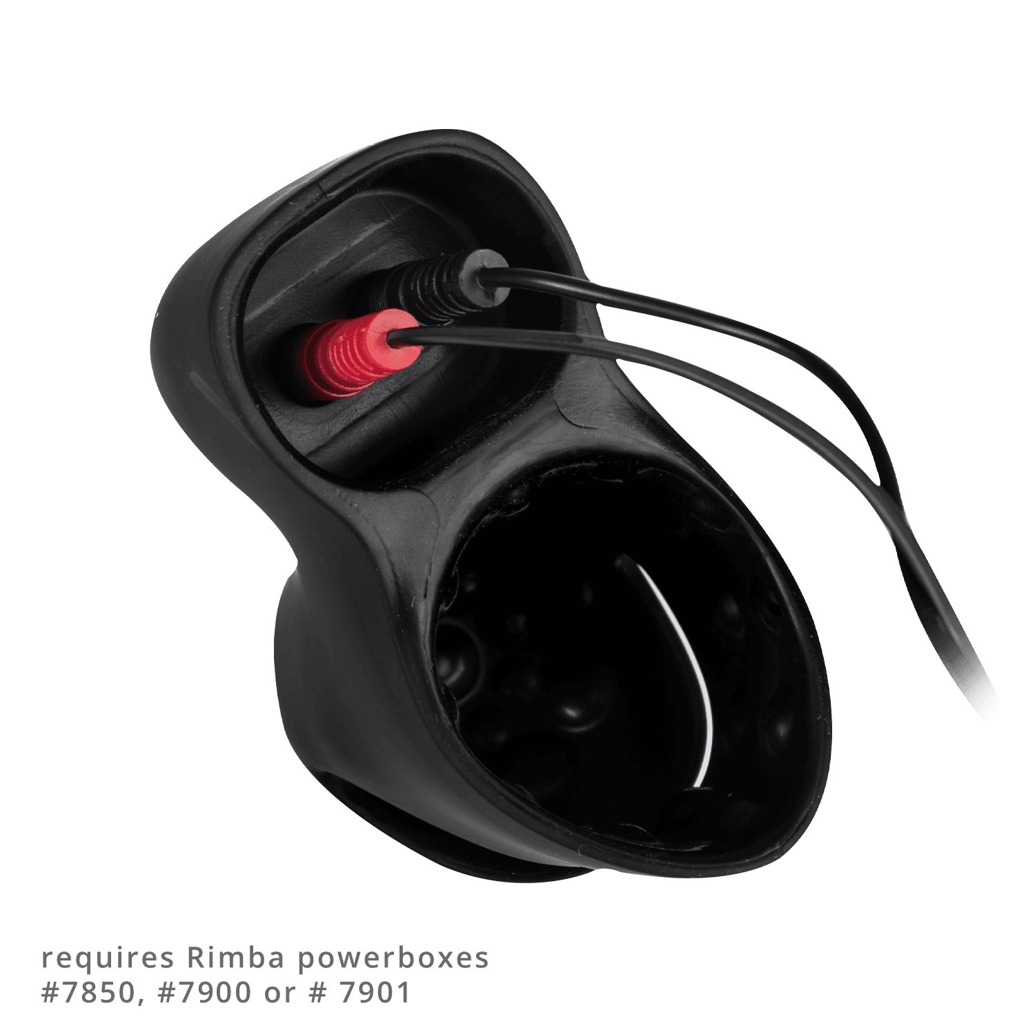 Rimba Electro Play - E-Stim Penis Head - Bi-Polar - Zwart 6