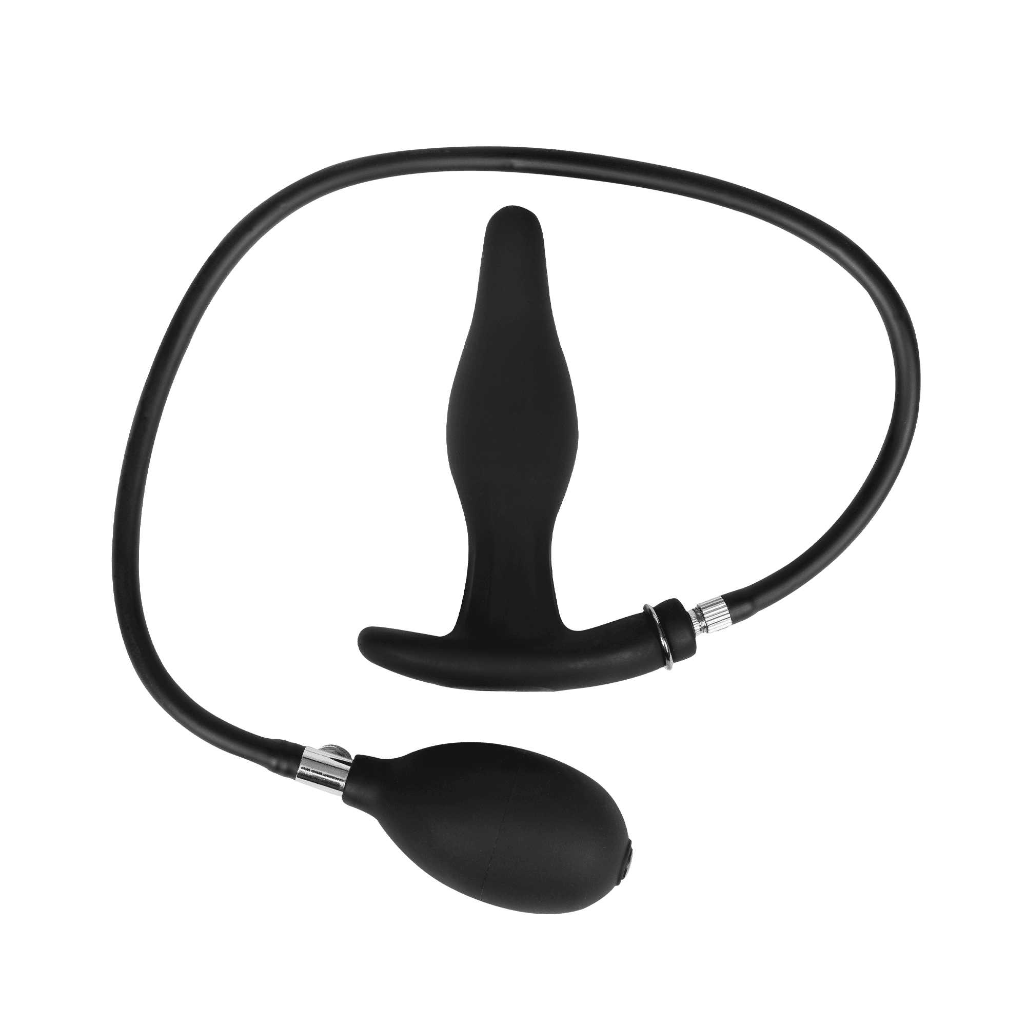 Rimba Electro Play - E-Stim Anale Plug met Pomp - Bi-Polair - Zwart 8