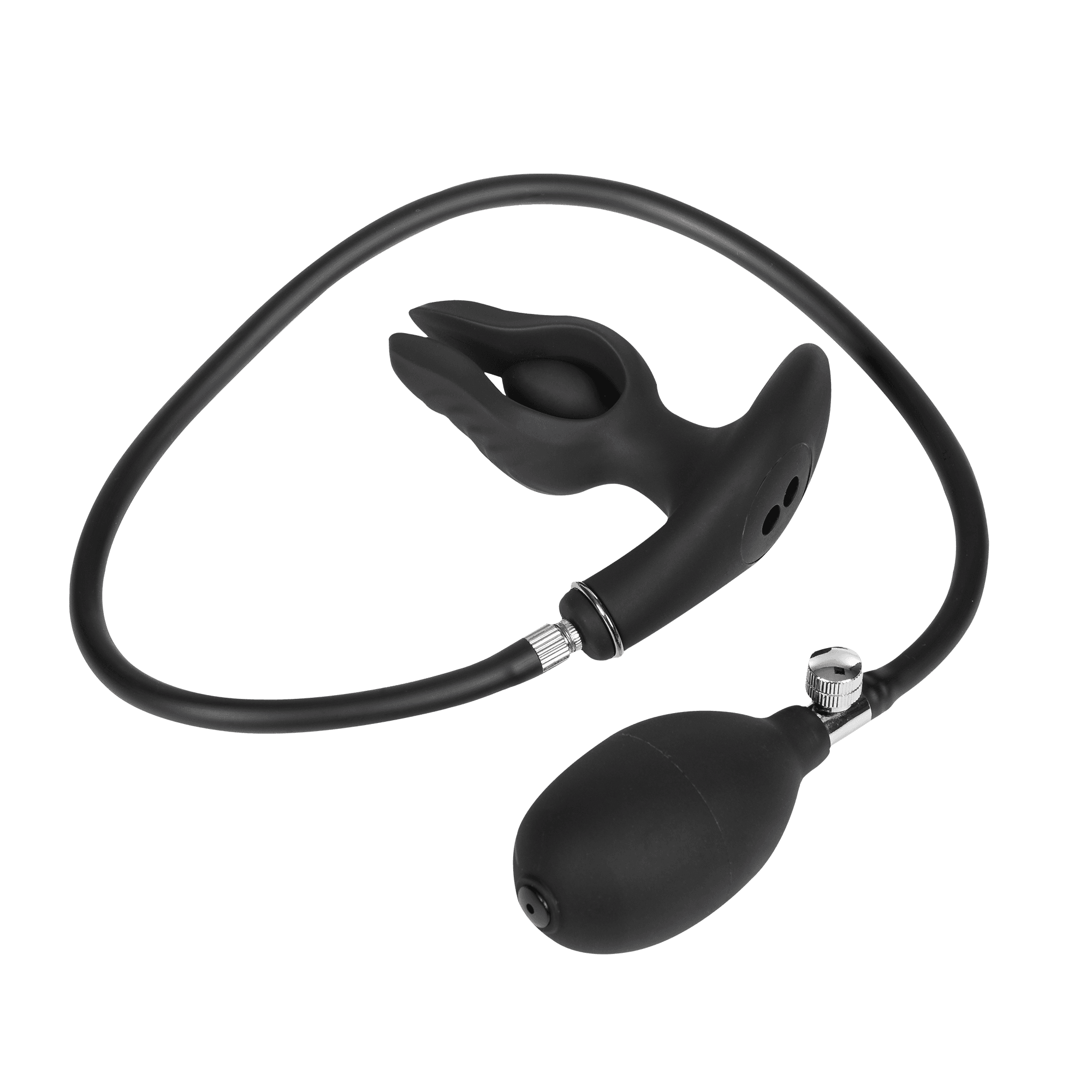 Rimba Electro Play - E-Stim Anale Plug met Pomp - Bipolair - Zwart 4