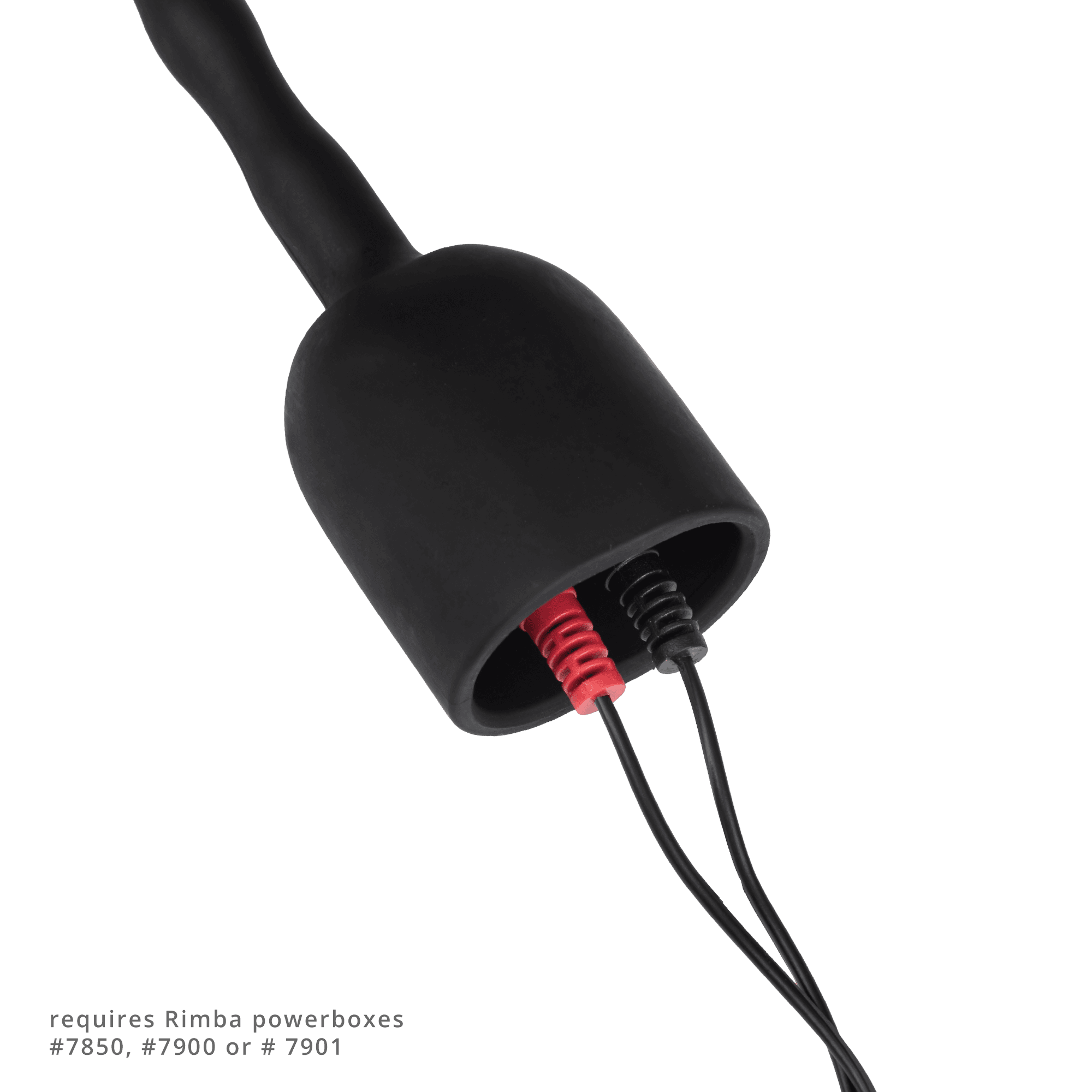 Rimba Electro Play - E-Stim Urethrale Dilatator - Bi-Polar - Large - Zwart 8