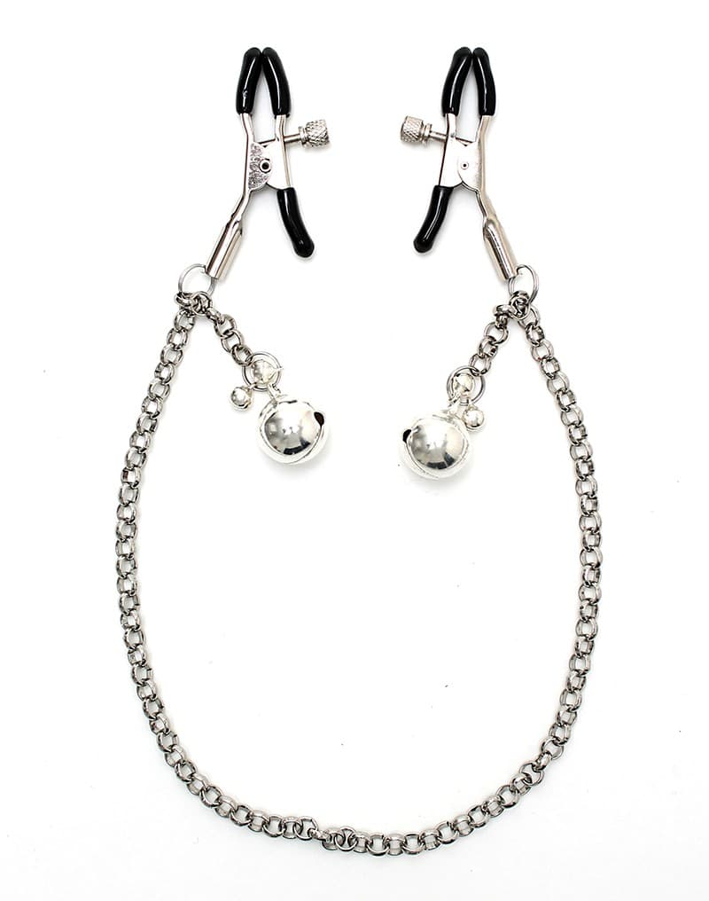 Rimba - Tepelklemmen met ketting en belletjes 1