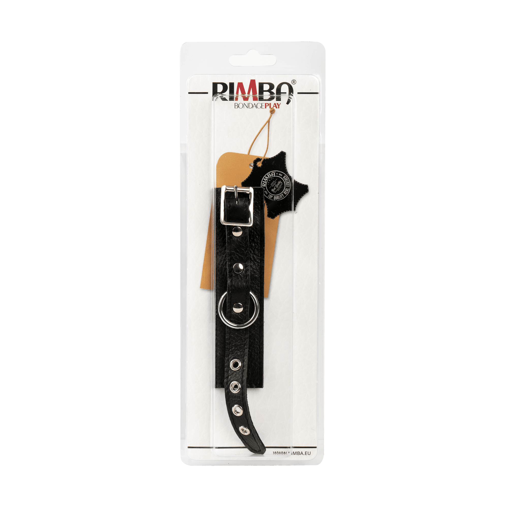 Rimba Bondage Play - Luxe lederen penisboei - Zwart 6
