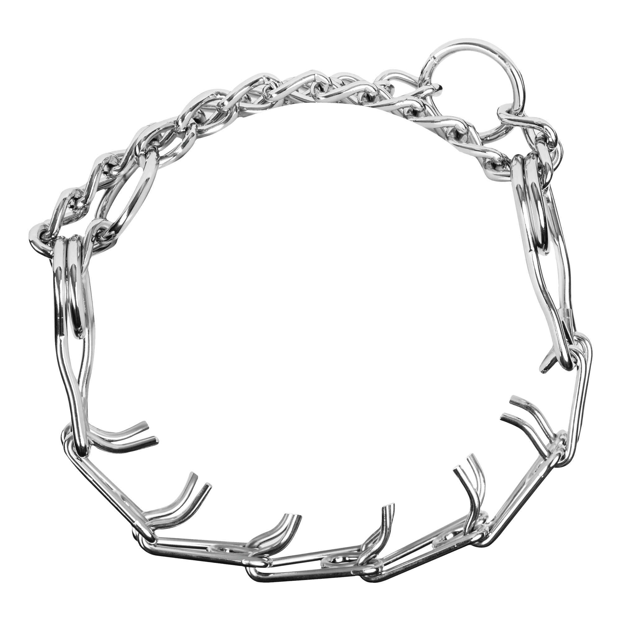 Rimba Bondage Play - Metalen halsband - Zilver 10