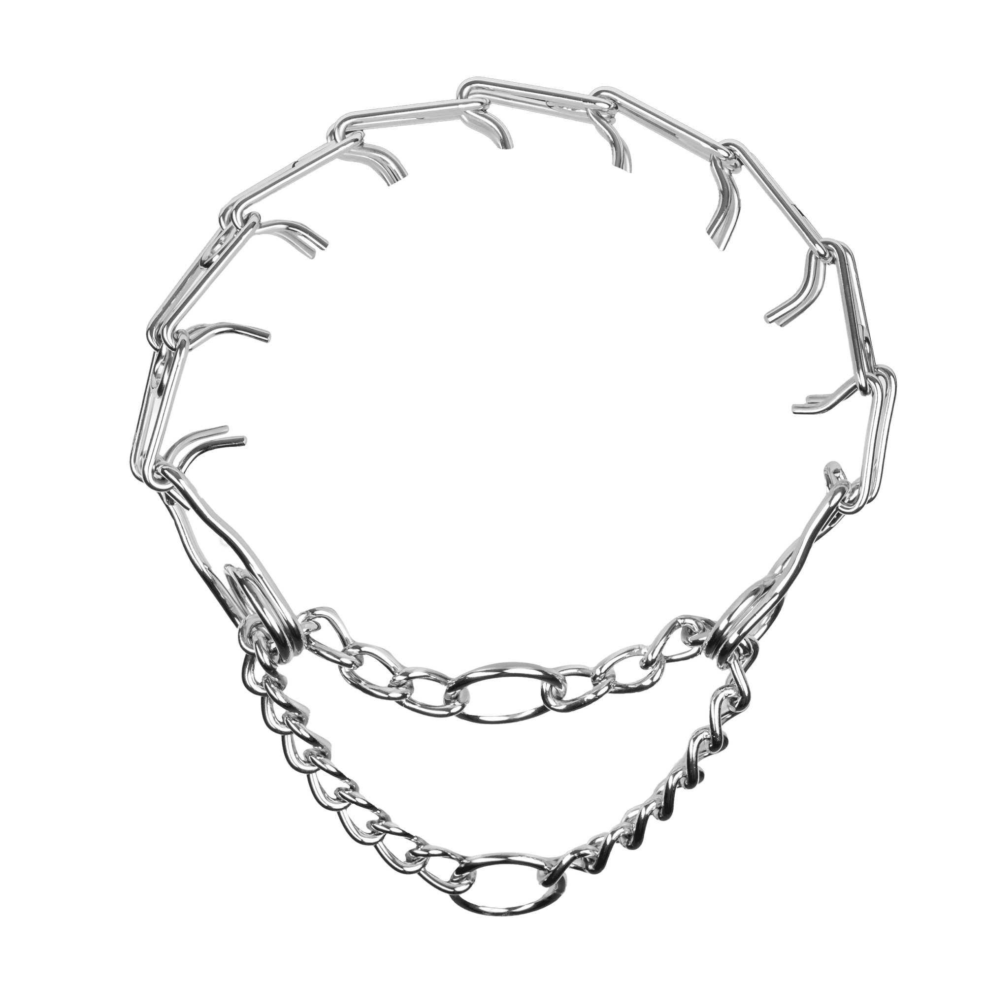 Rimba Bondage Play - Metalen halsband - Zilver 8