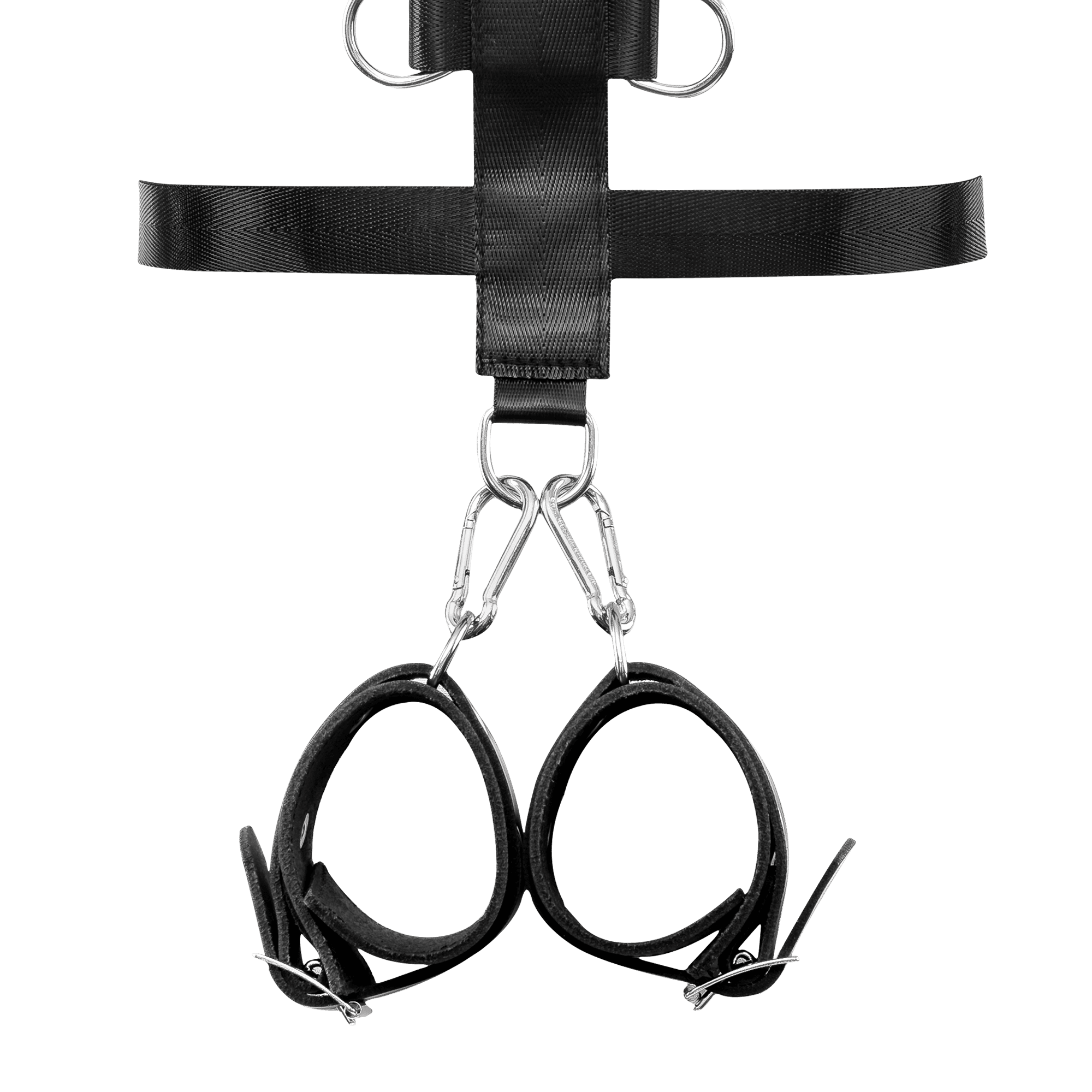 Rimba Bondage Play - Bondageset met nek- en armboeien - Zwart 7