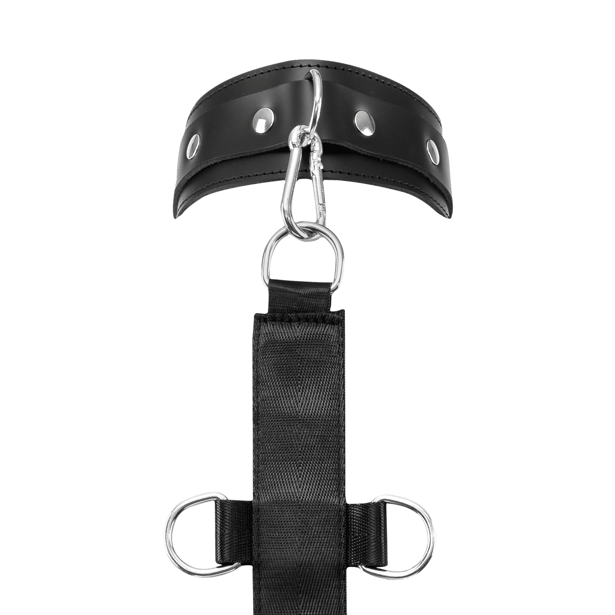 Rimba Bondage Play - Bondageset met nek- en armboeien - Zwart 10