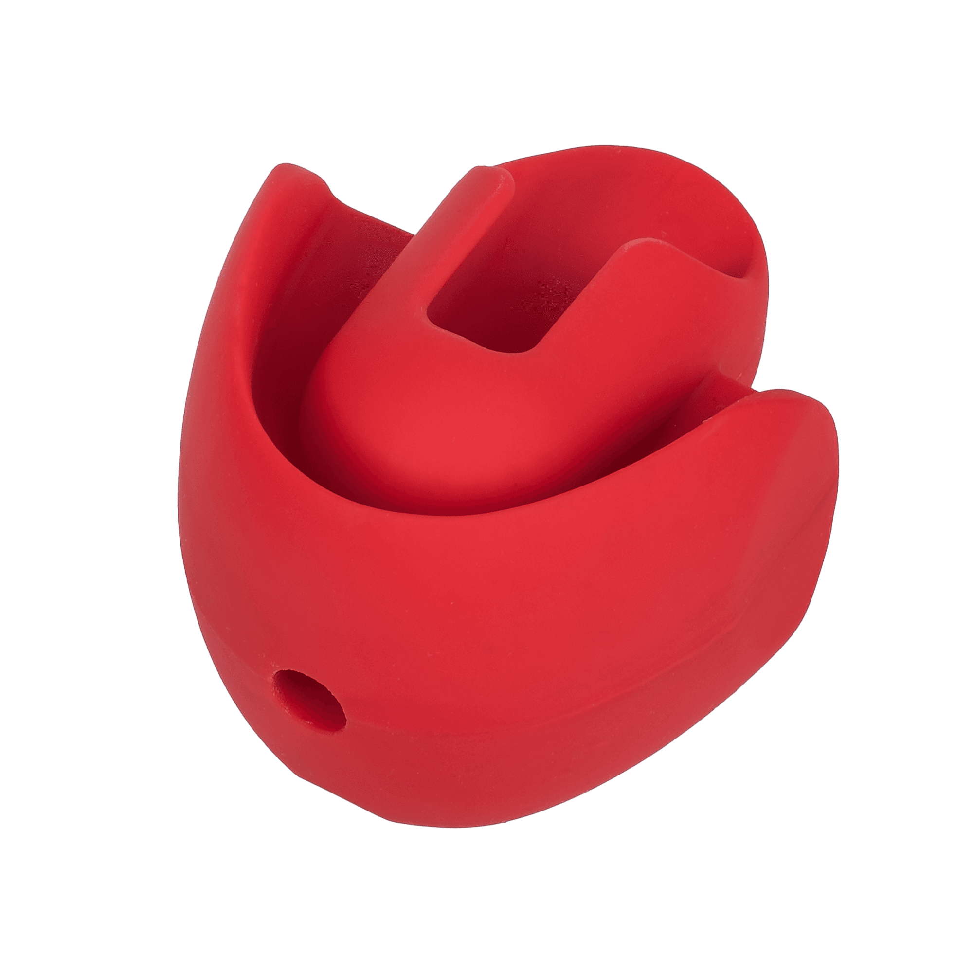 Rimba - Mondknevel met Bit en Studs - Zwart/Rood 6