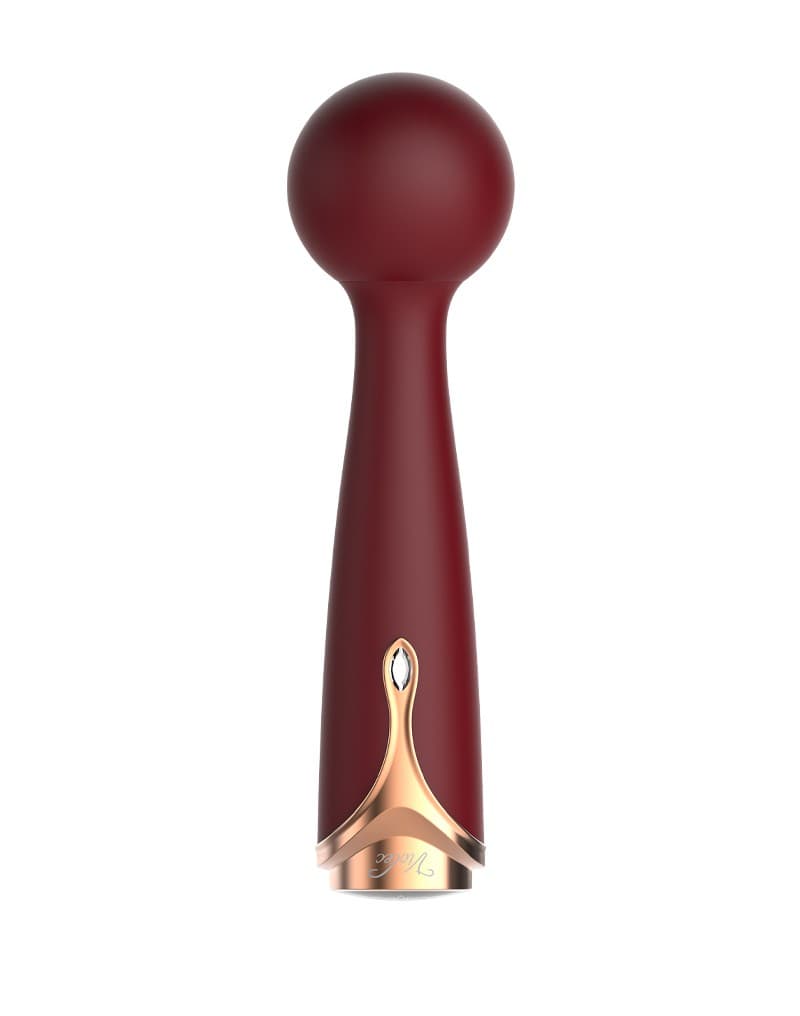 Viotec - Firelick - Mini Wand Vibrator - Goud & Wijnrood