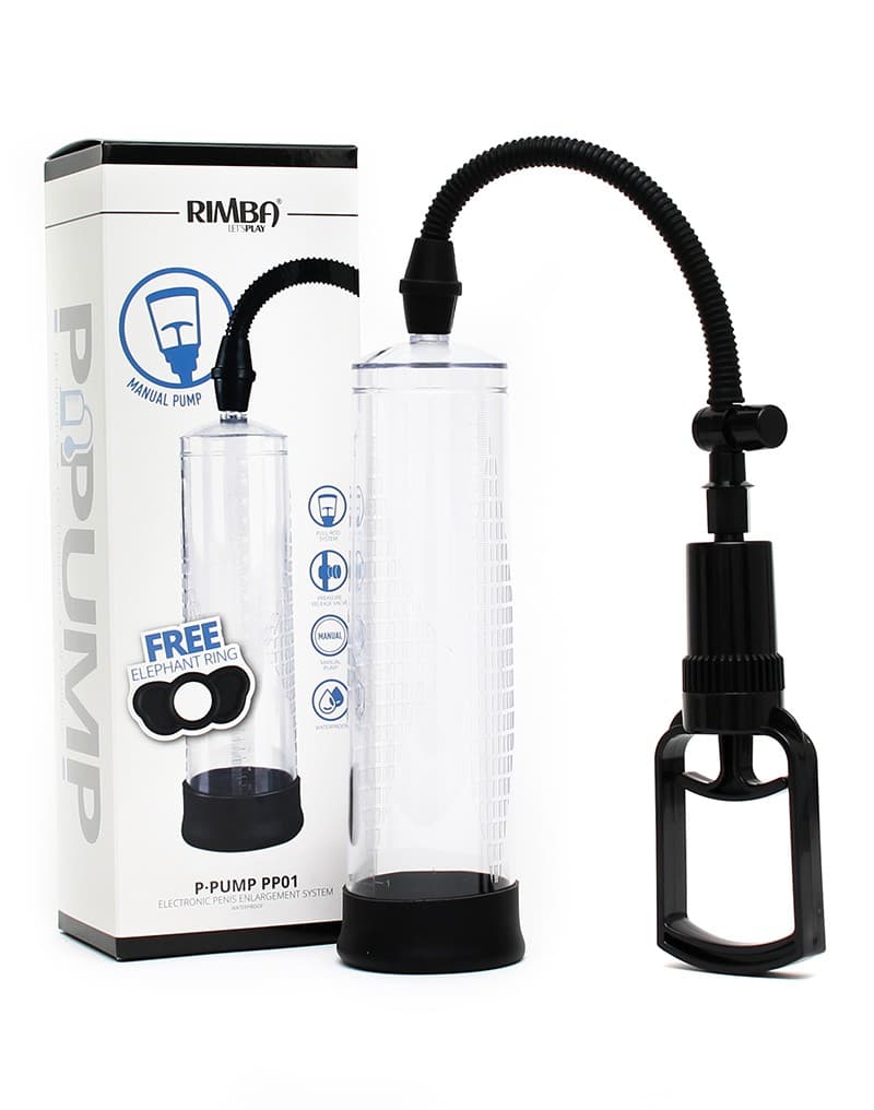 Rimba P-Pump - P-Pump PP01 - Penisvergroter met Handpomp - Zwart